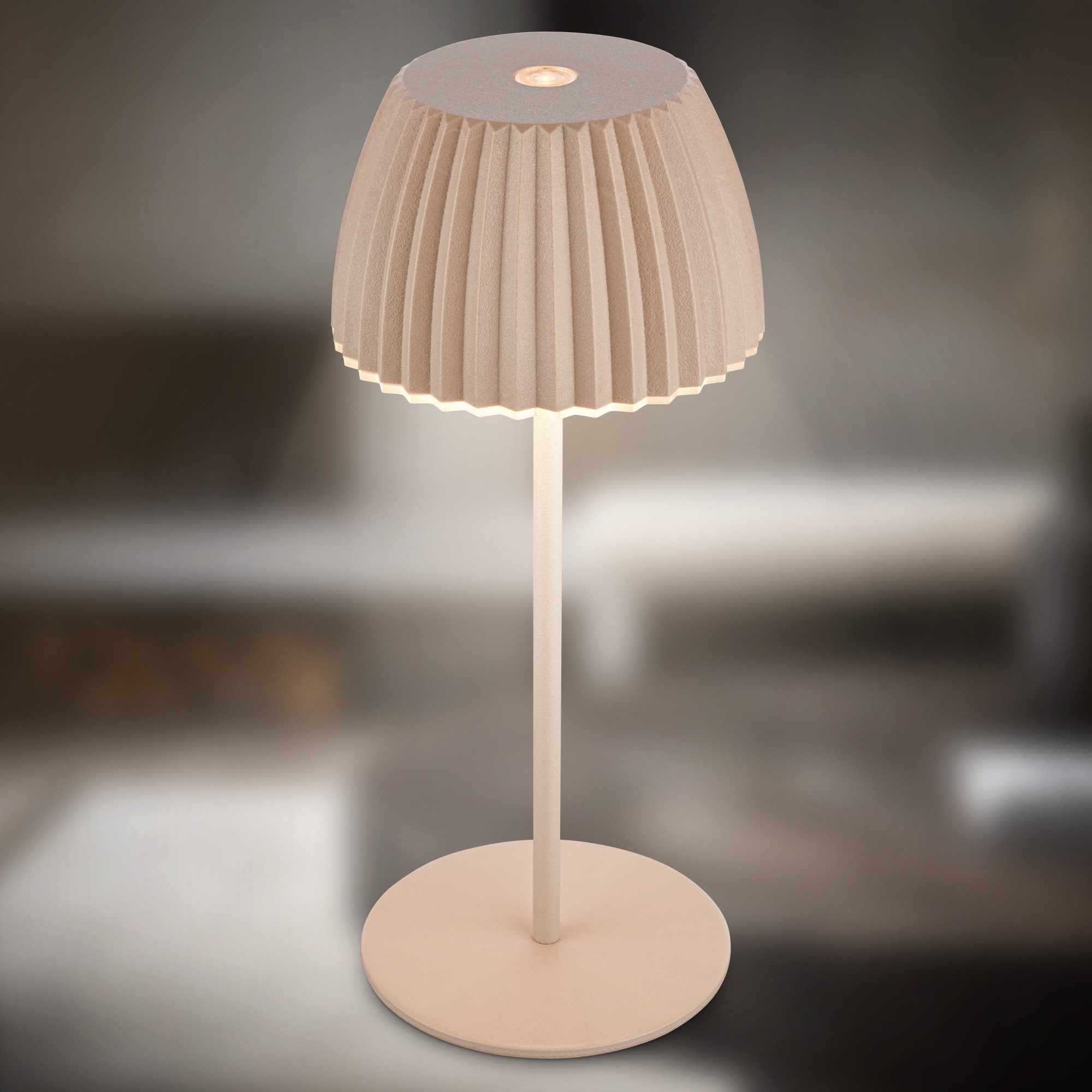 Briloner Leuchten LED Tischleuchte Akku LED Tischleuchte, LED fest integriert – Bild 3 von 5