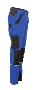 Planam Arbeitshose Damen Bundhose Norit kornblumenblau/schwarz Größe 50 (1-tlg)