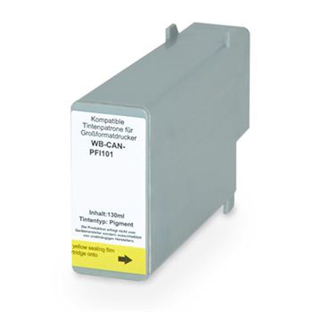 ABC Tintenpatrone (Kompatible Druckerpatrone für Canon PFI-101 Gelb ImageProGraf, ABC)