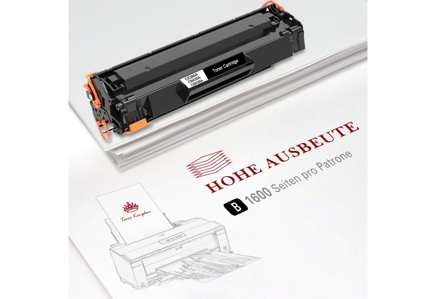 Thumbnail - MOOHO Tonerpatrone XXL Tonerkartusche für HP CF217A CE285A CF244A CF279A CF283A