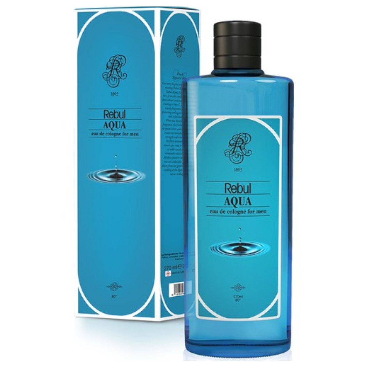 Rebul Kozmetik Eau de Cologne Eau De Cologne Kölnisch Wasser 270ml AQUA