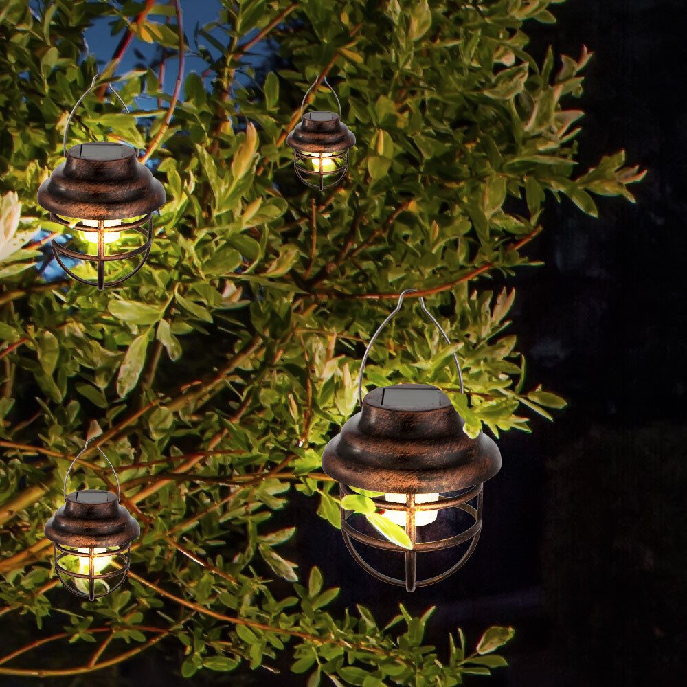 etc-shop LED Solarleuchte, LED-Leuchtmittel fest verbaut, günstig online kaufen