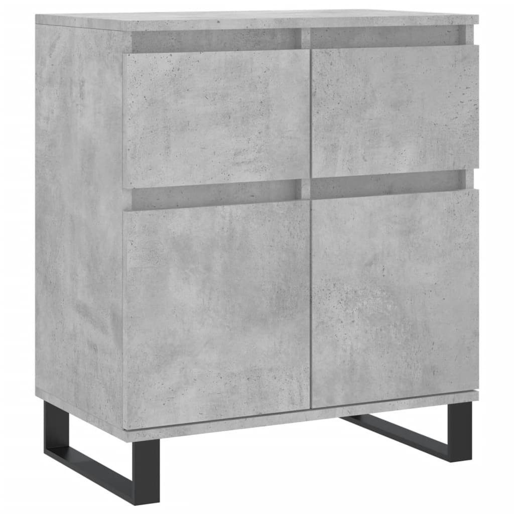 vidaXL Sideboard Sideboard Betongrau 60x35x70 cm günstig online kaufen