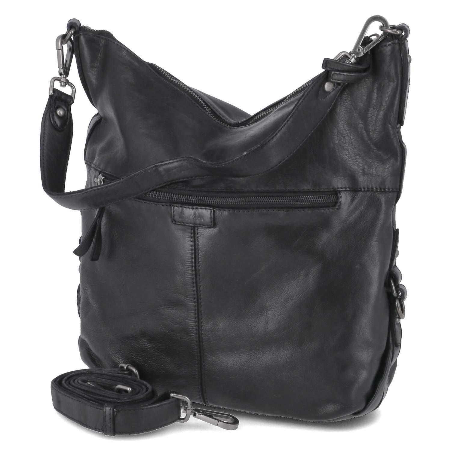 Handtasche Beliana BEL9182-01 Damen Umhängetaschen Leder black