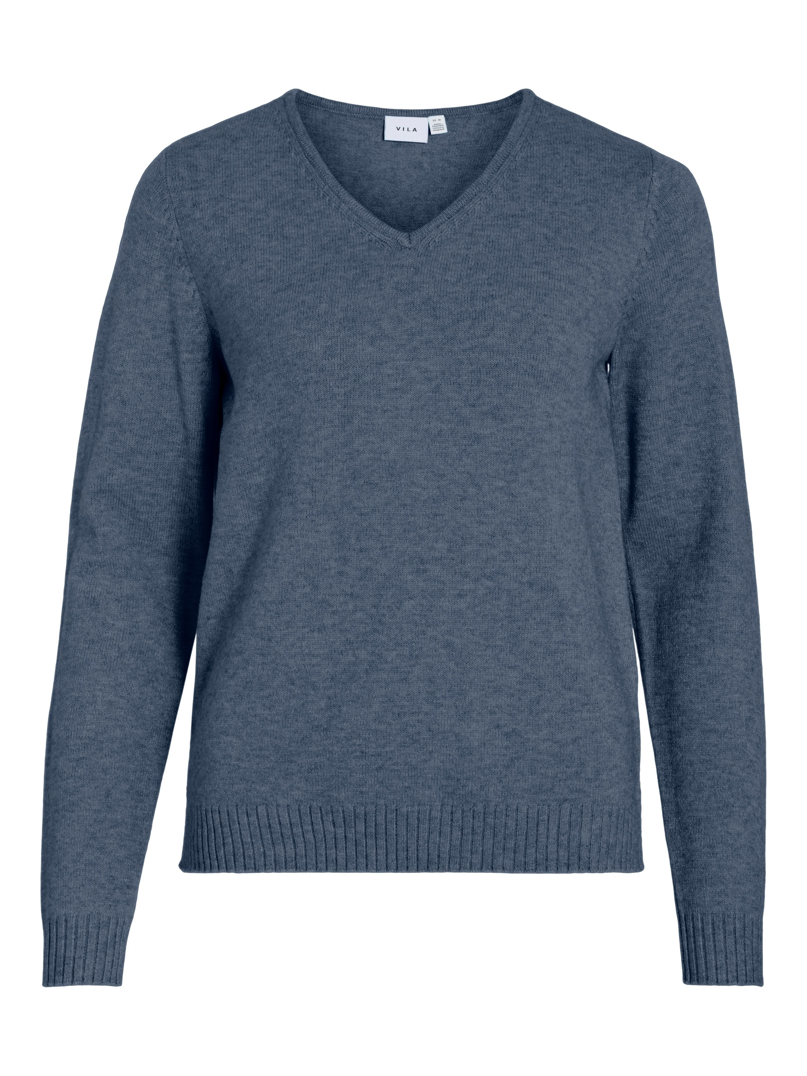 Vila V-Ausschnitt-Pullover VIRIL V-NECK L/S KNIT günstig online kaufen