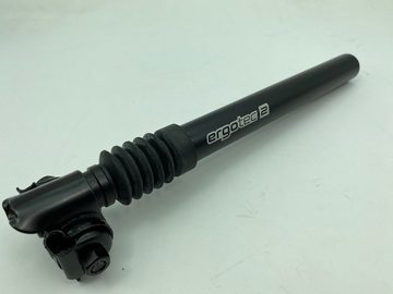 Ergotec Sattelstütze, Ergotec 300mm Patent-Sattelstütze Alu schwarz Ø 31,0mm mit Kloben