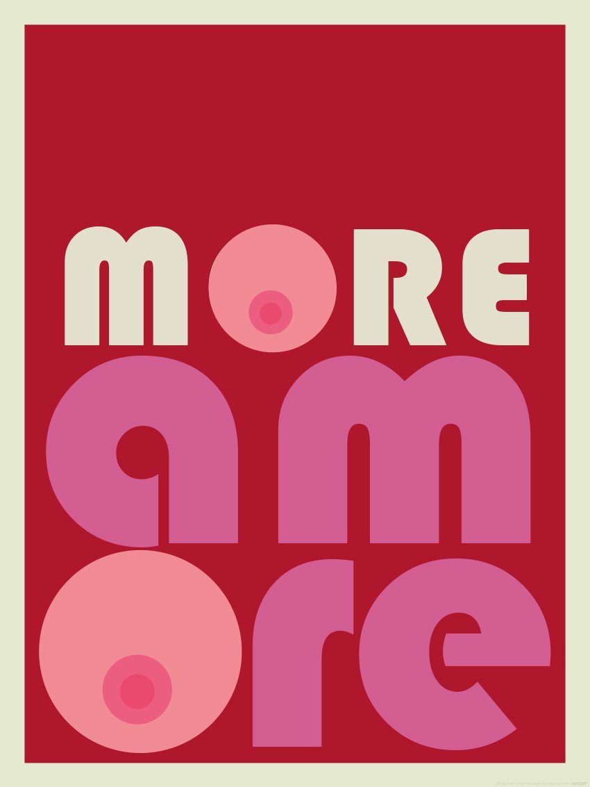 Close Up Poster More Amore Kunstdruck 30 x 40 cm günstig online kaufen