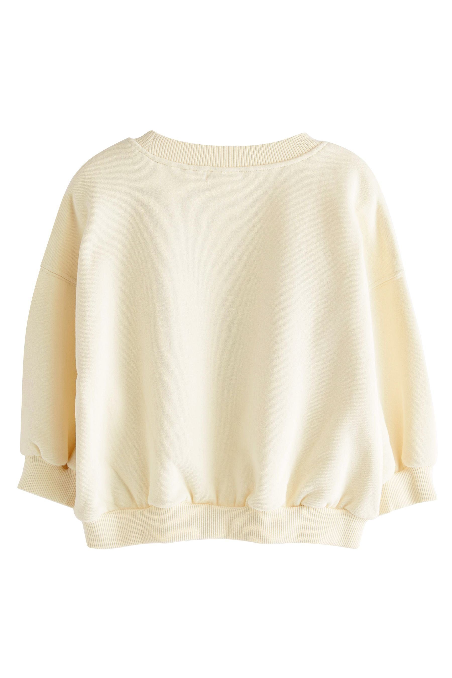 Next Sweatshirt Sweatshirt Cream (1-tlg)