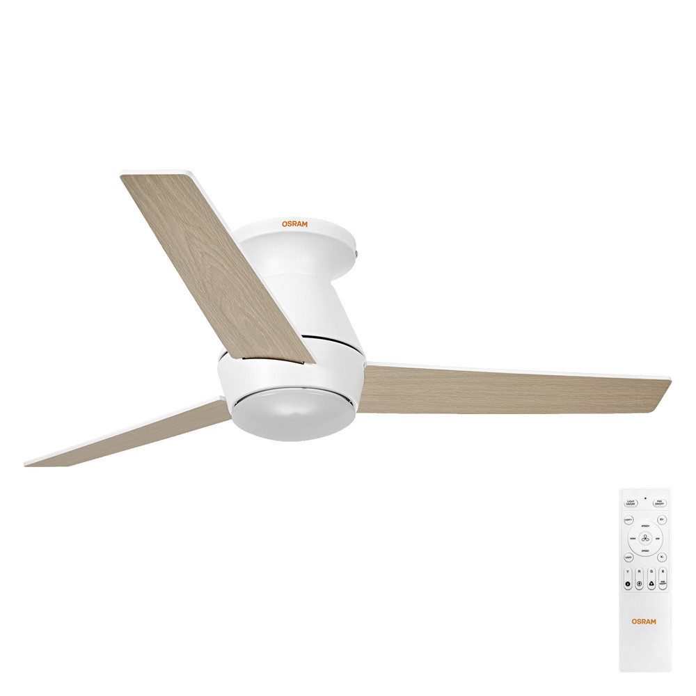 Osram Bodenventilator OSRAM HOMELIGHTING Ceiling Fan Nordes 1065mm 38W CCT RGB Deckenventila, 106.50 cm Durchmesser