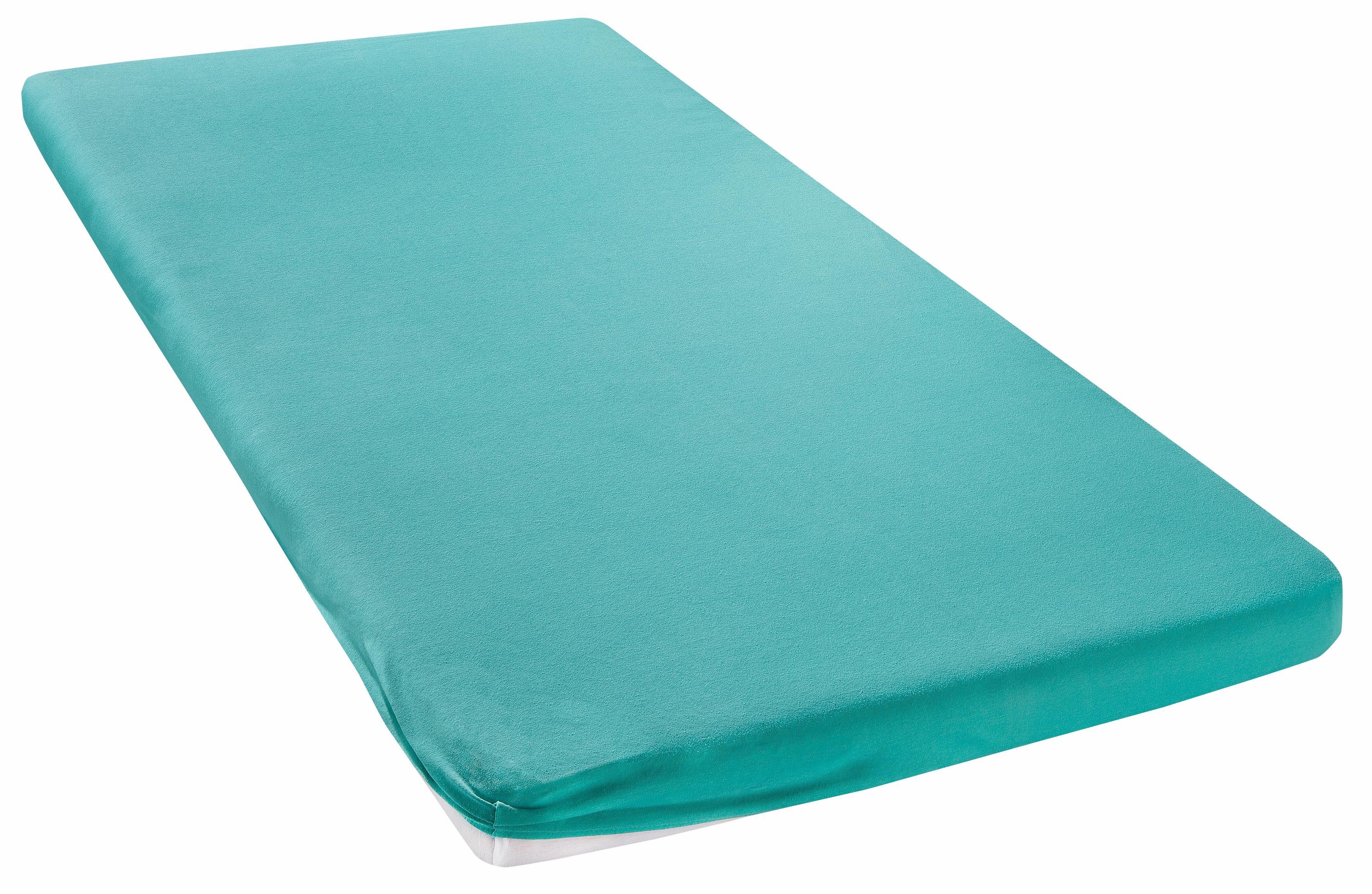 Spannbettlaken Litschi in Gr. 90x200, 140x200 oder 180x200 cm, für Topper