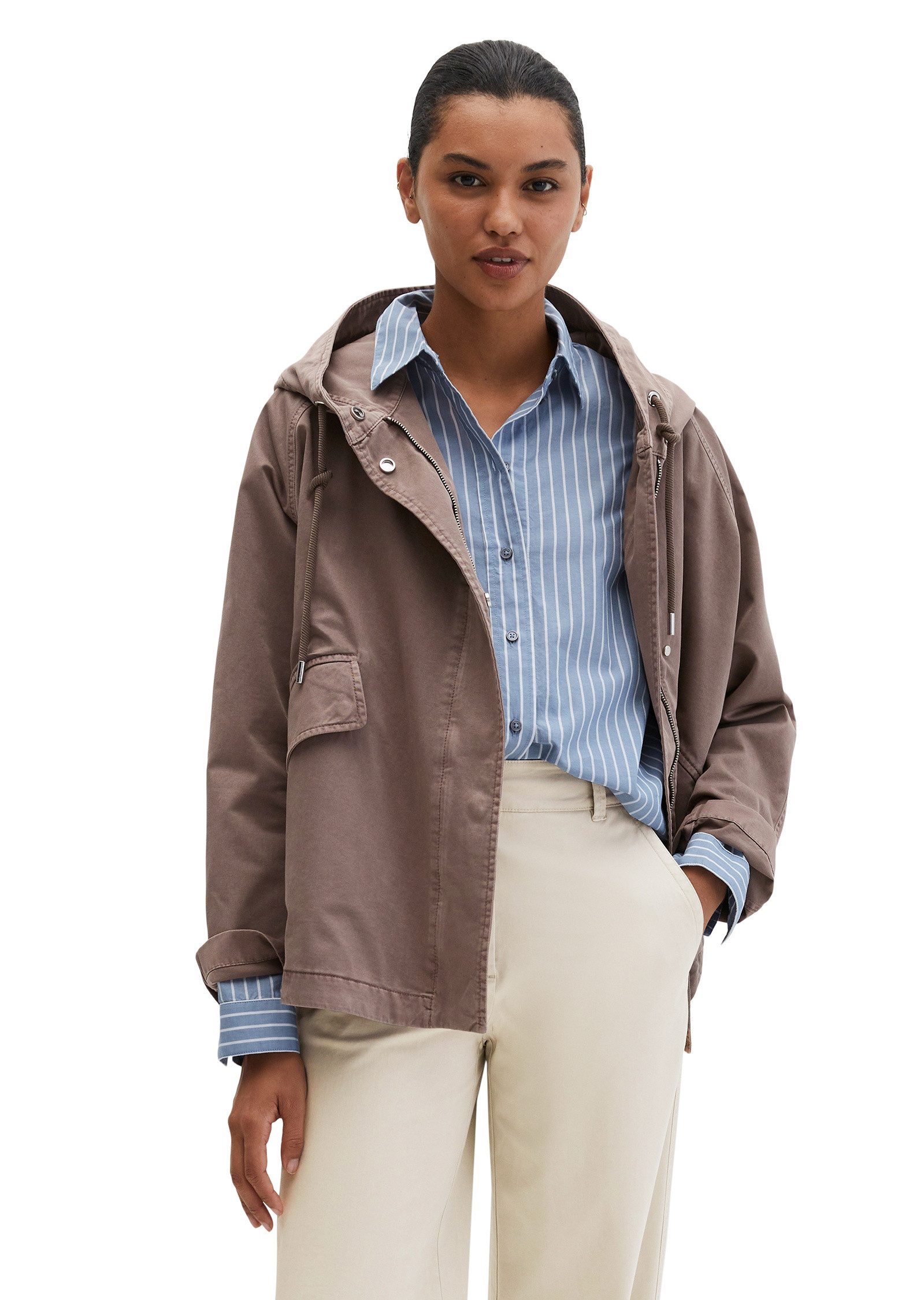 Marc O'Polo Outdoorjacke aus Organic Cotton-Twill günstig online kaufen