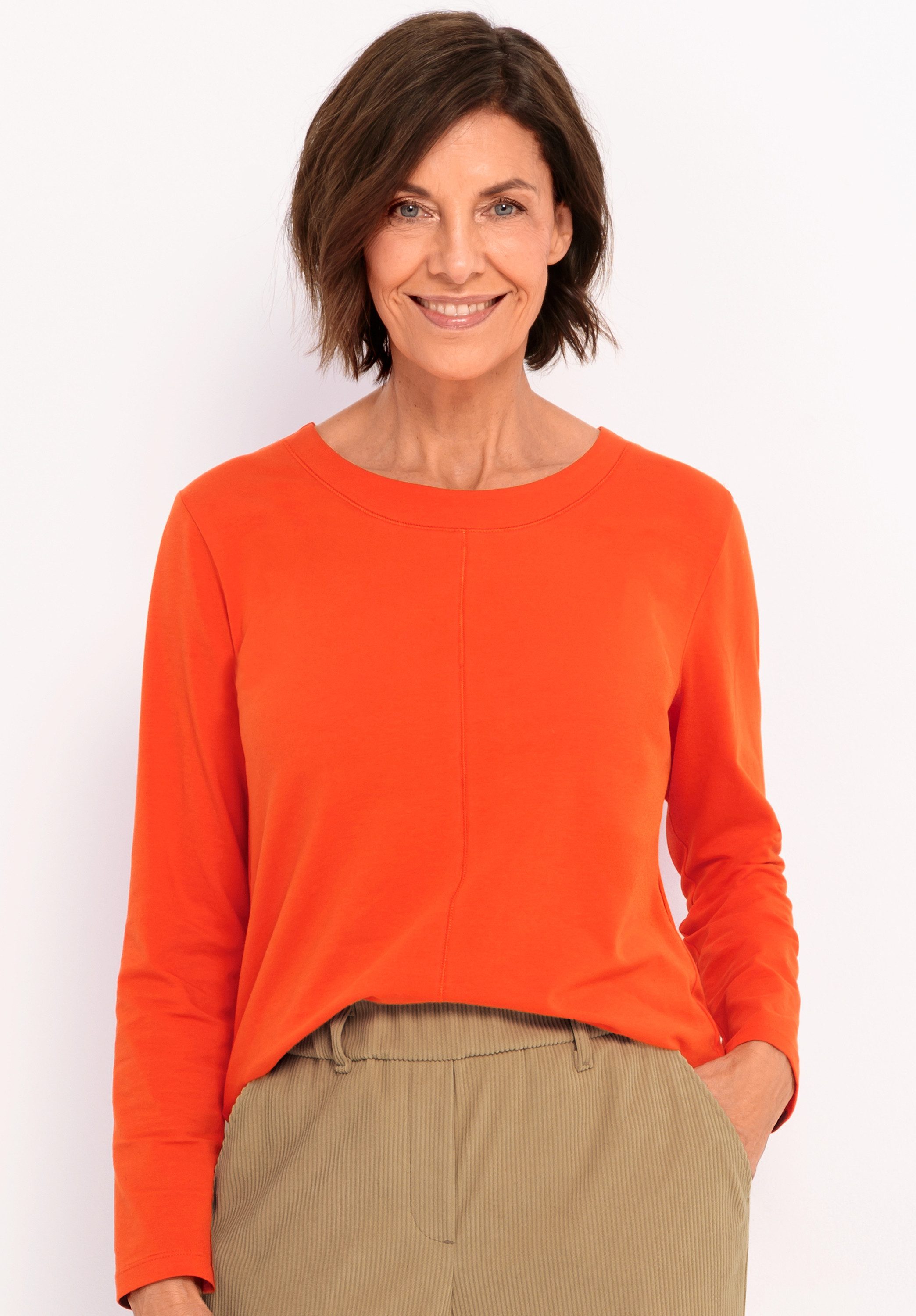 bianca Rundhalsshirt DAMI aus softer Jersey-Qualität günstig online kaufen