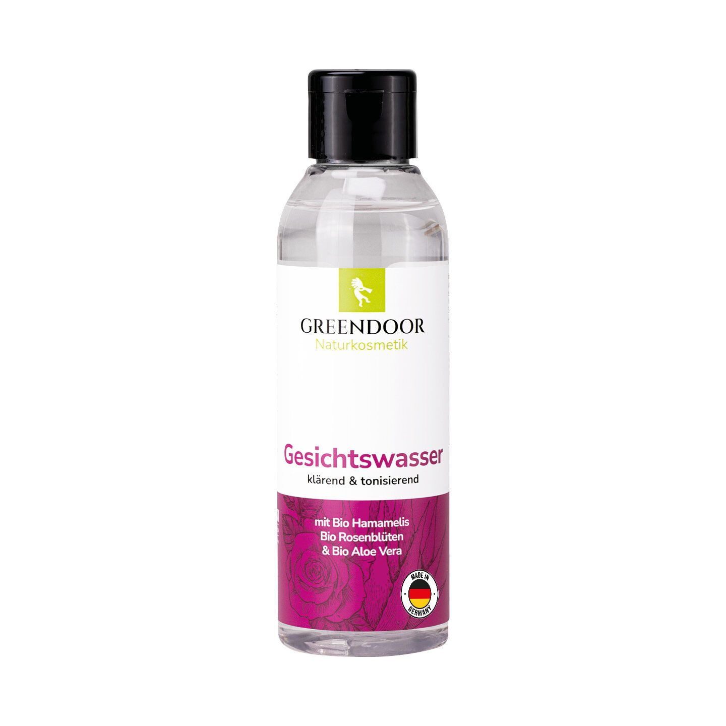 GREENDOOR Gesichtswasser Gesichtswasser Bio Rosenblüten-Hydrolat