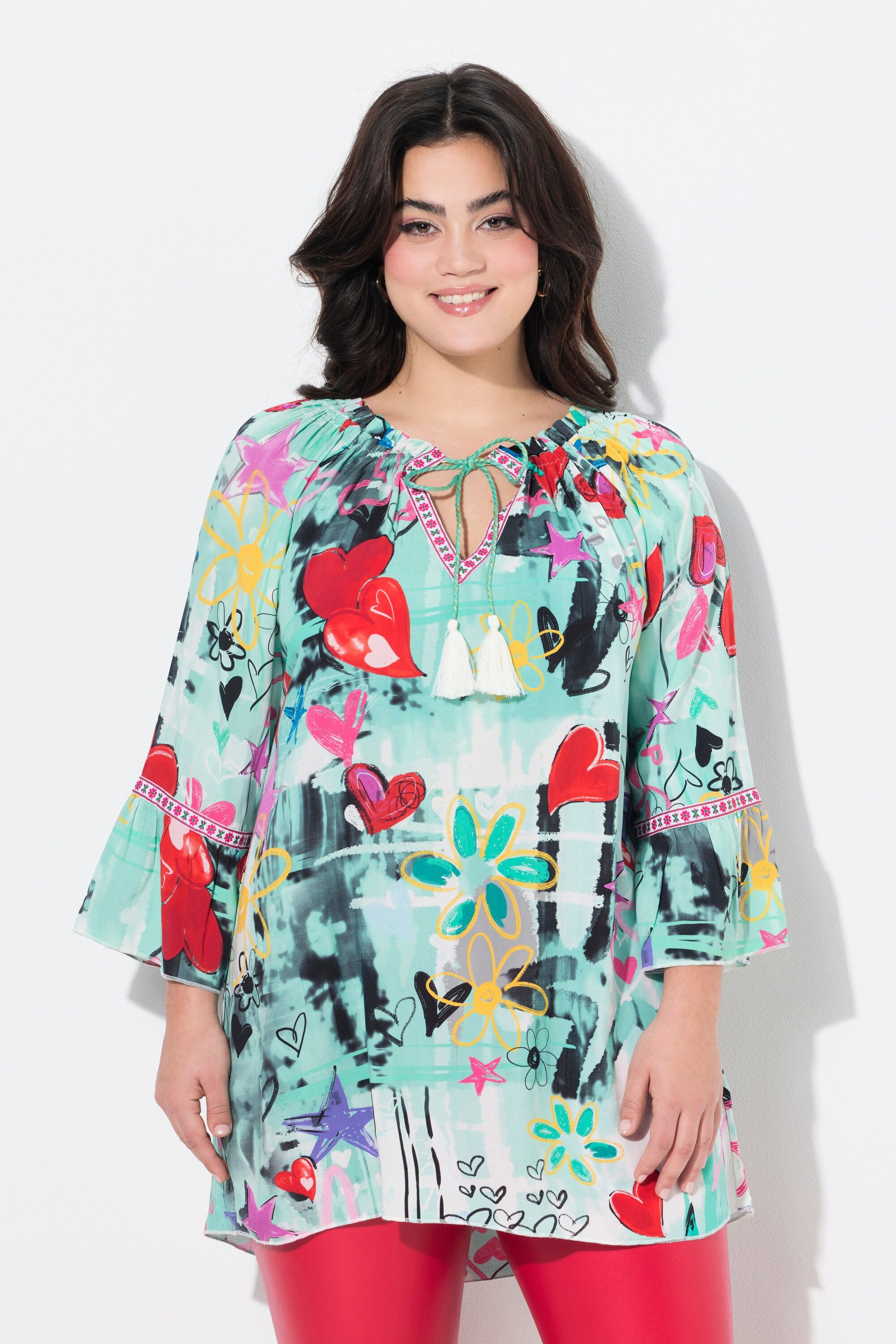Angel of Style Tunika Tunika-Bluse floraler günstig online kaufen