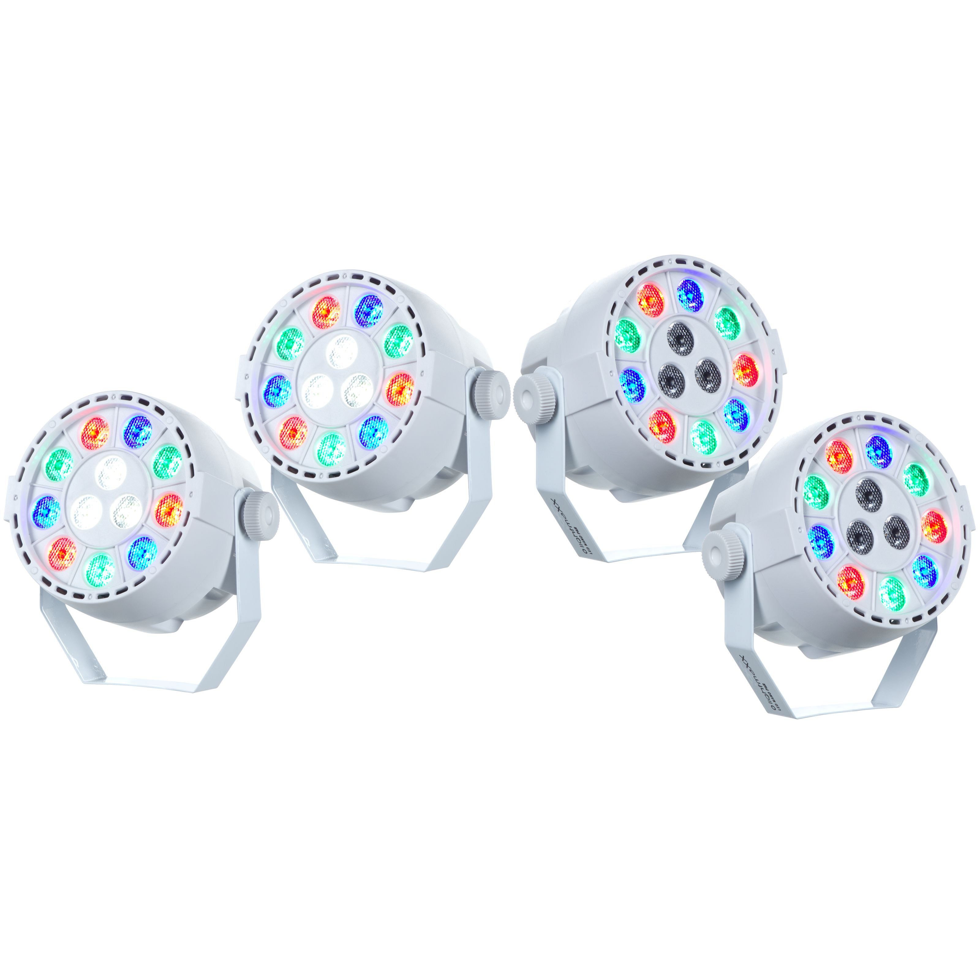 lightmaXX LED Scheinwerfer, Nano Par white - LED PAR Scheinwerfer-Set