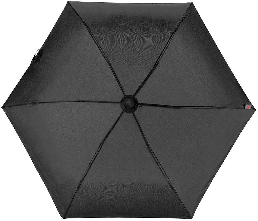 EuroSCHIRM® Taschenregenschirm light leicht schwarz, ultra, trek® extra