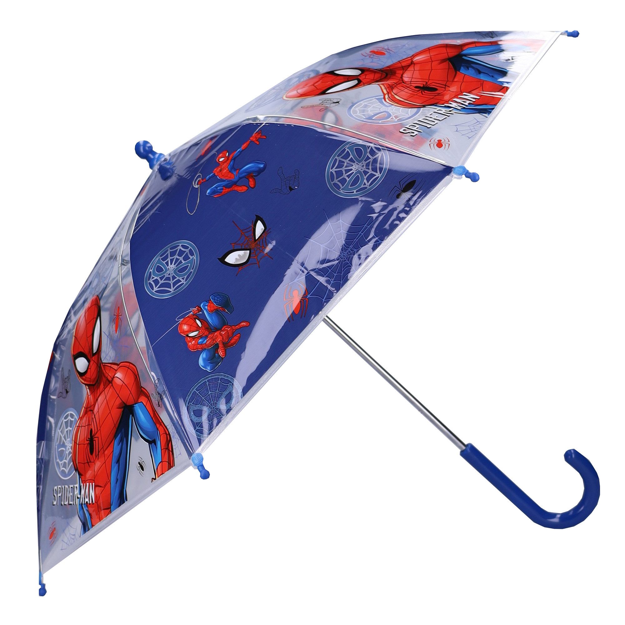 Spiderman Stockregenschirm ⌀ 71 cm Rainy Days Schirm mit Rundgriff