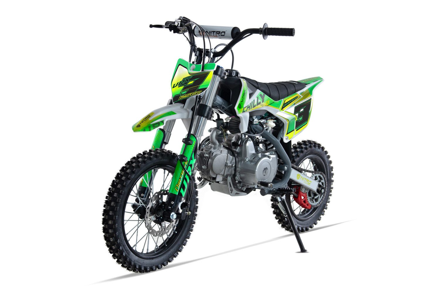 Smarty Dirt-Bike 125cc Dirtbike CHILLY UX URX 14/12 Kick und E-Start