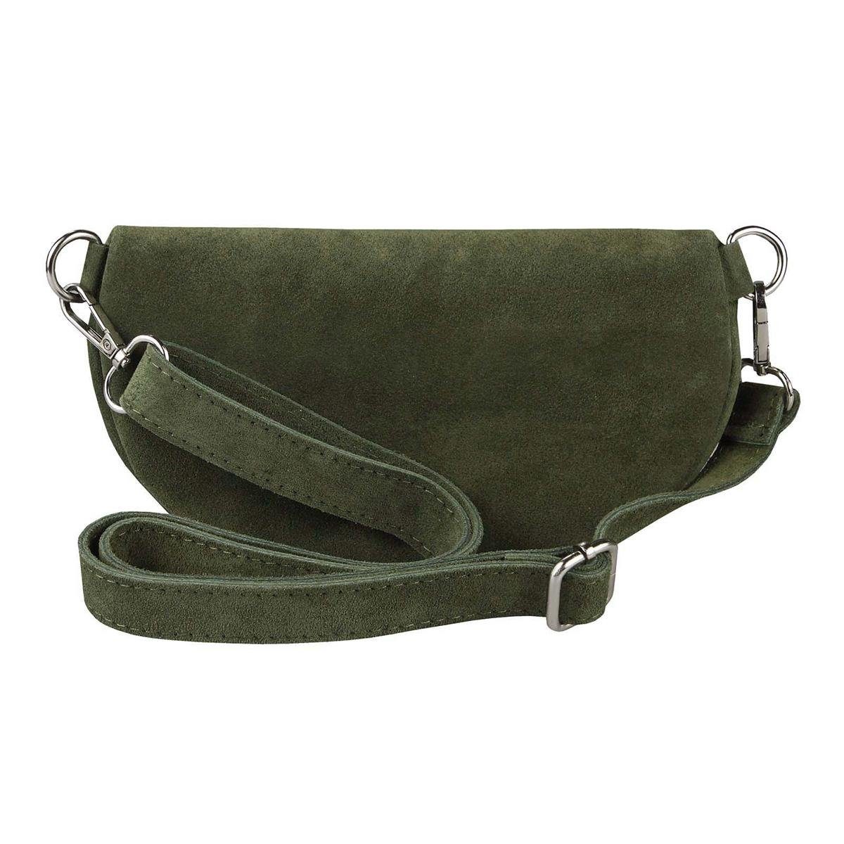 ITALYSHOP24 Bauchtasche Damen Leder Gürteltasche Hüfttasche günstig online kaufen