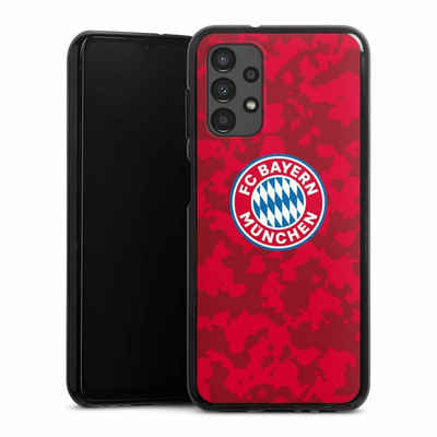 DeinDesign Handyhülle FC Bayern München Camouflage FCB Camouflage Muster FCB, Samsung Galaxy A13 4G Silikon Hülle Bumper Case Handy Schutzhülle
