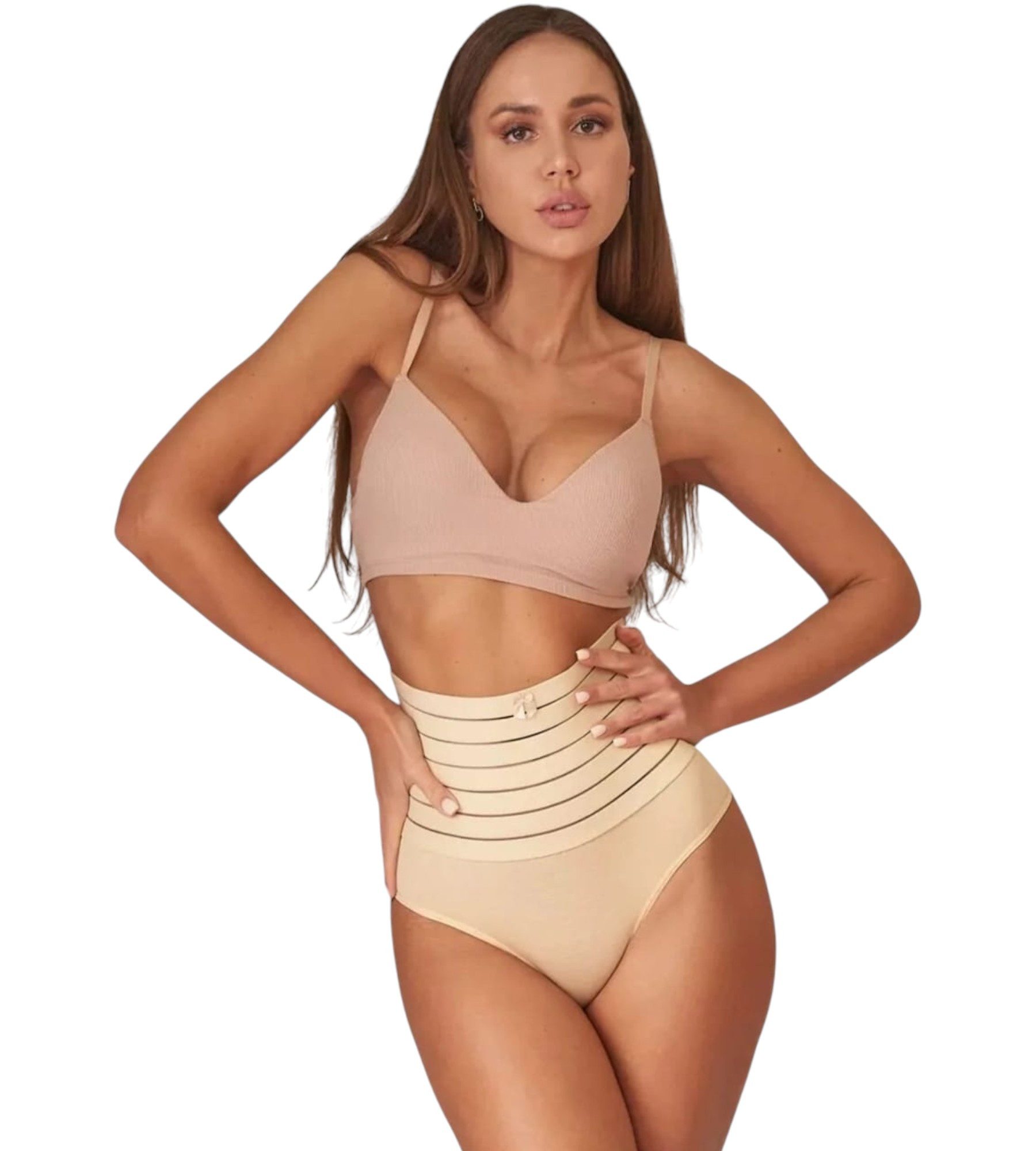 Formangel Miederslip Corsage mit Shaping-Effekt, hoher Bund & nahtloser Abschluss Shapewear (1-St) atmungsaktiver Shaping-Bund, nahtlose Verarbeitung