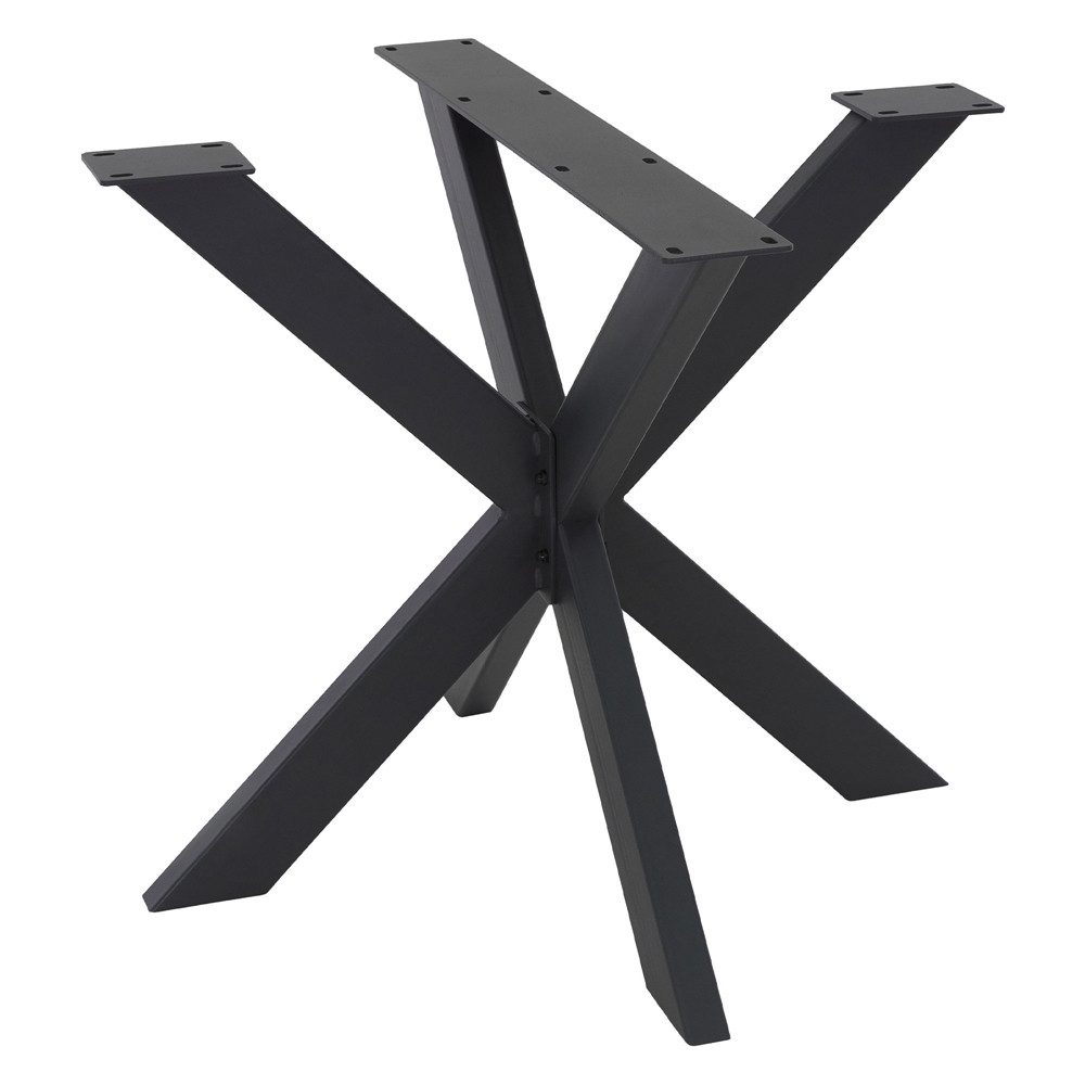 ML-DESIGN Tischbein Tischgestell Spider Kreuzgestell Schwerlast aus Stahl f günstig online kaufen