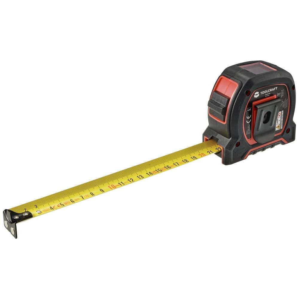 TOOLCRAFT Entfernungsmesser 2 in 1 Laser-Entfernungsmesser Max. 40 m mit Maßband TO-8597142