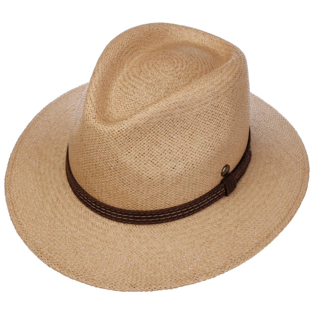 Lierys Sonnenhut (1-St) Panamastrohhut mit Lederband, Made in Ecuador