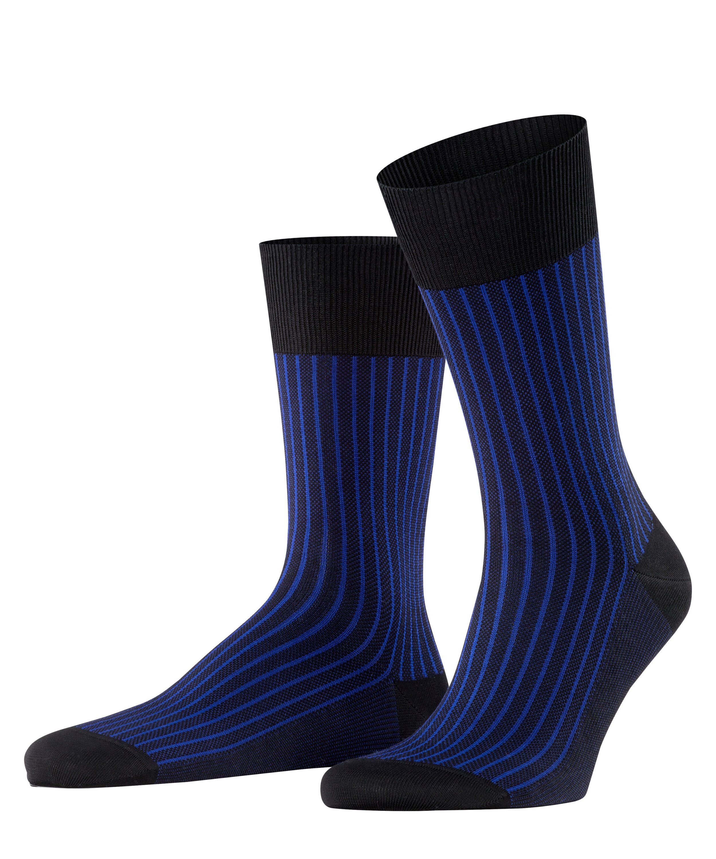FALKE Socken Oxford Stripe (1-Paar) black (3000)