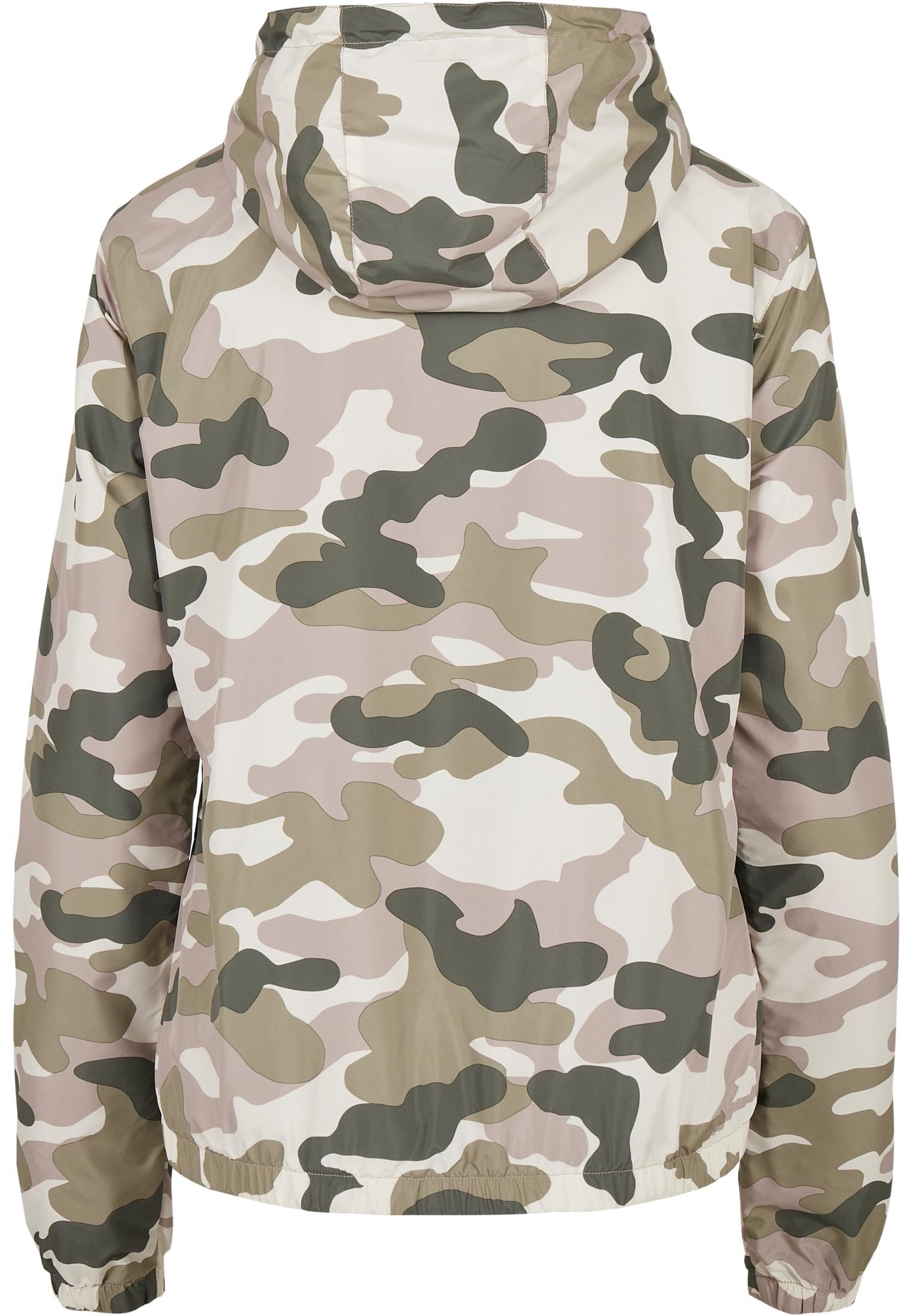 URBAN CLASSICS Over (1-St) Camo Damen Ladies duskrosecamo Jacket Pull Outdoorjacke