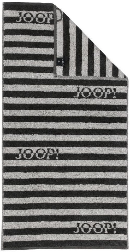 JOOP! Handtuch JOOP! Handtuch/Duschtuch Split Stripes 1713-77 stone, 100% Baumwolle