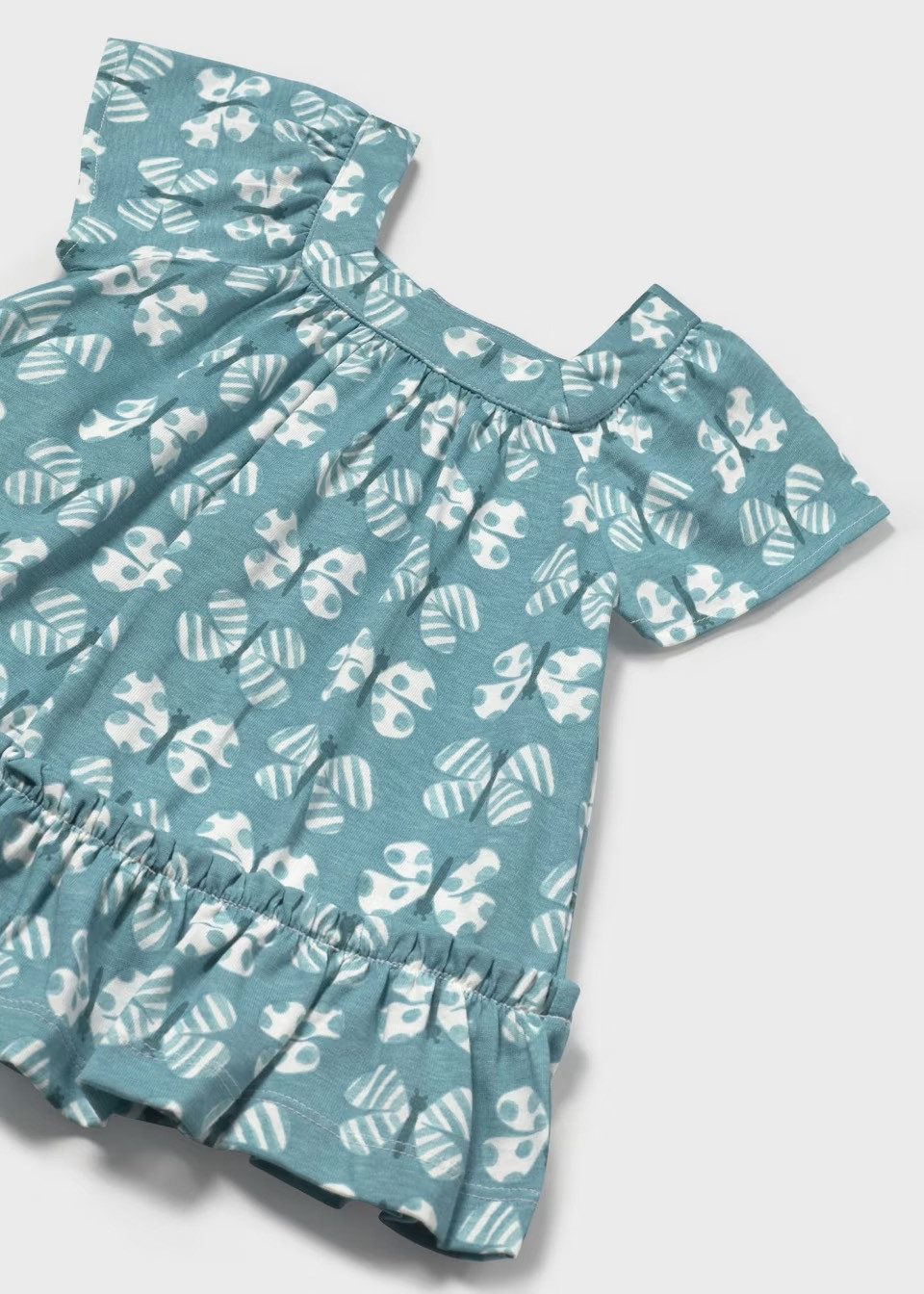 Mayoral Sommerkleid Baby-Kleid mit Windelhöschen (191619)
