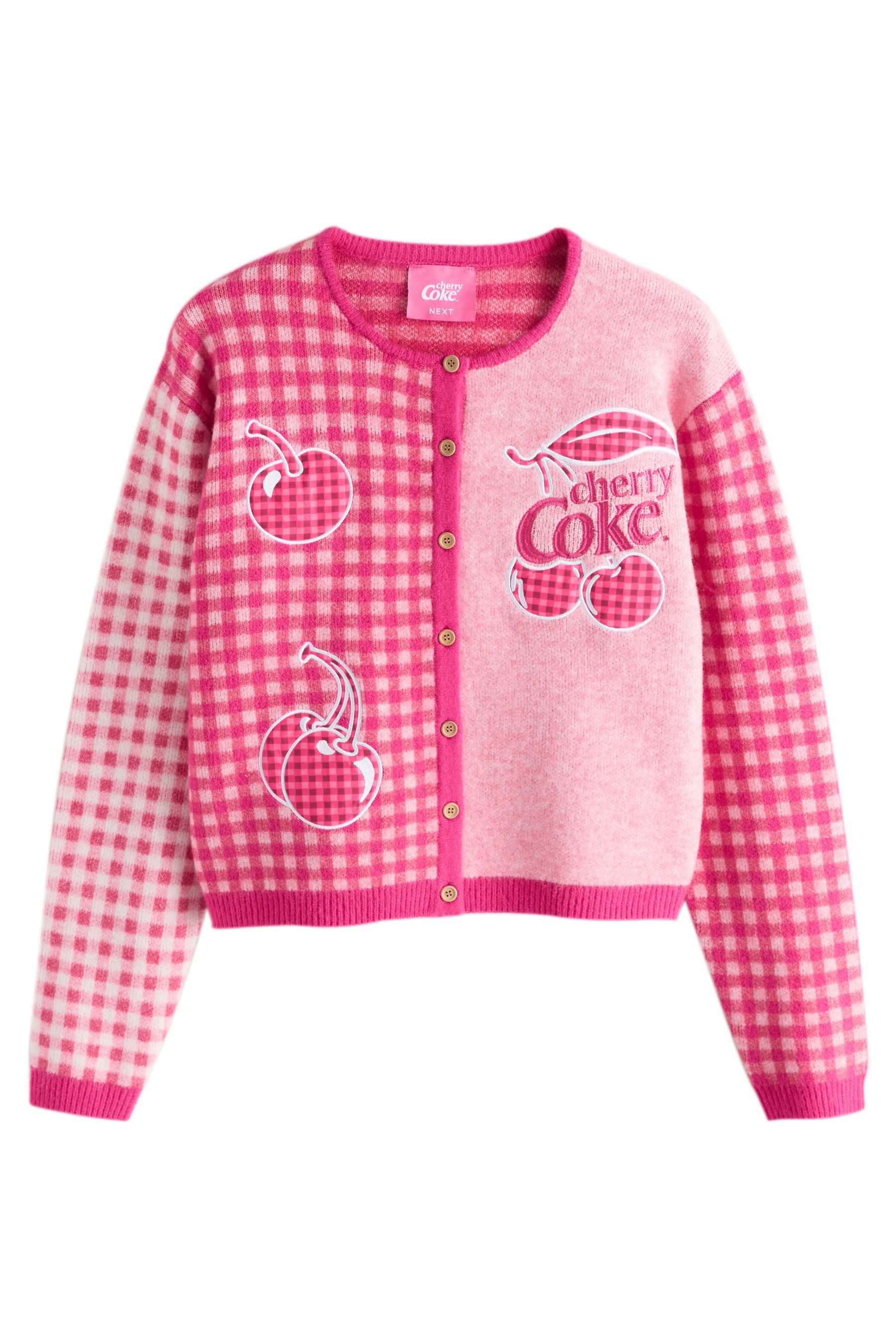 Cardigan Strickjacke mit Rundhalsausschnitt, Snoopy