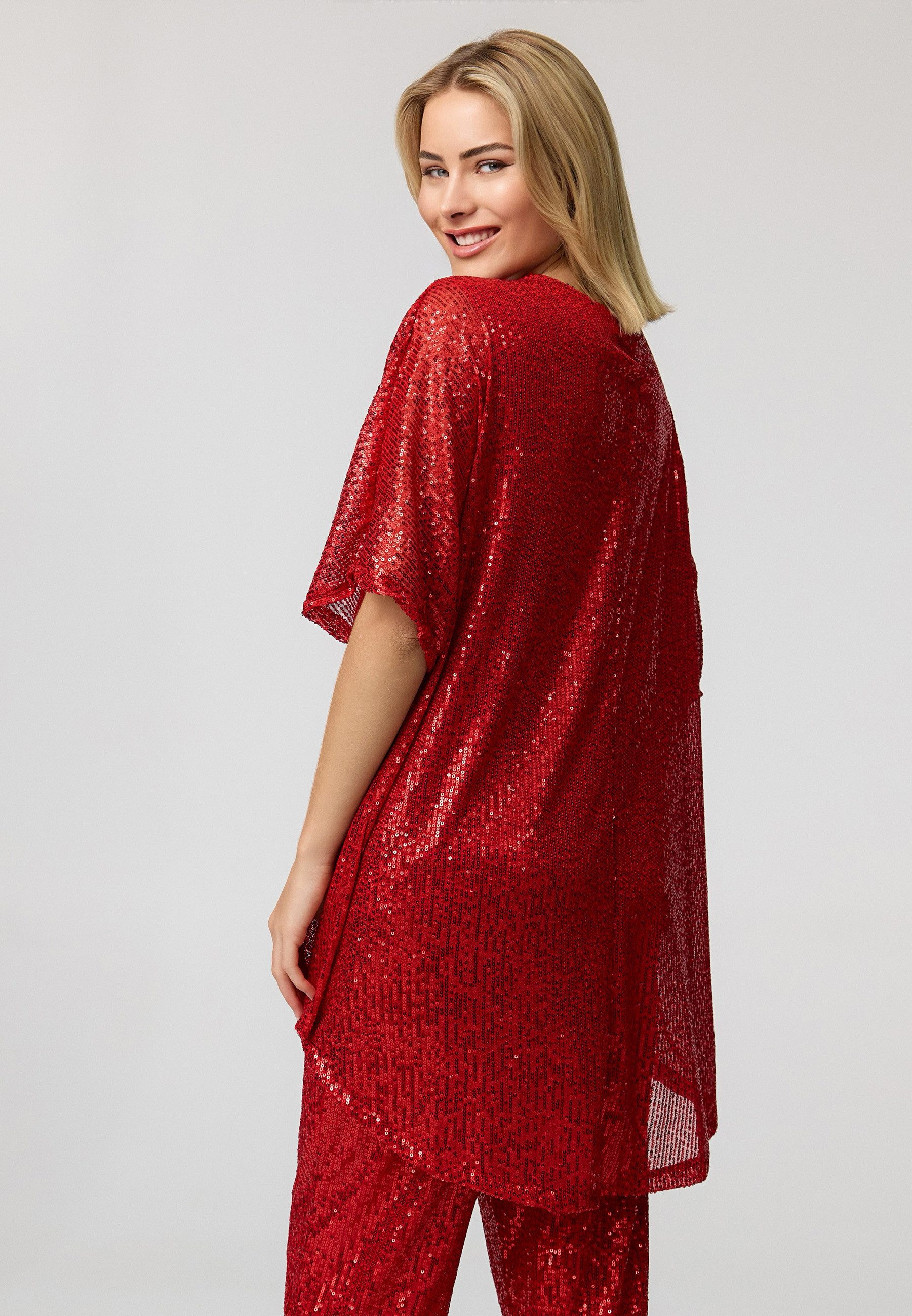 Worldclassca Paillettenshirt Worldclassca Paillettenshirt Oversize Bluse La günstig online kaufen