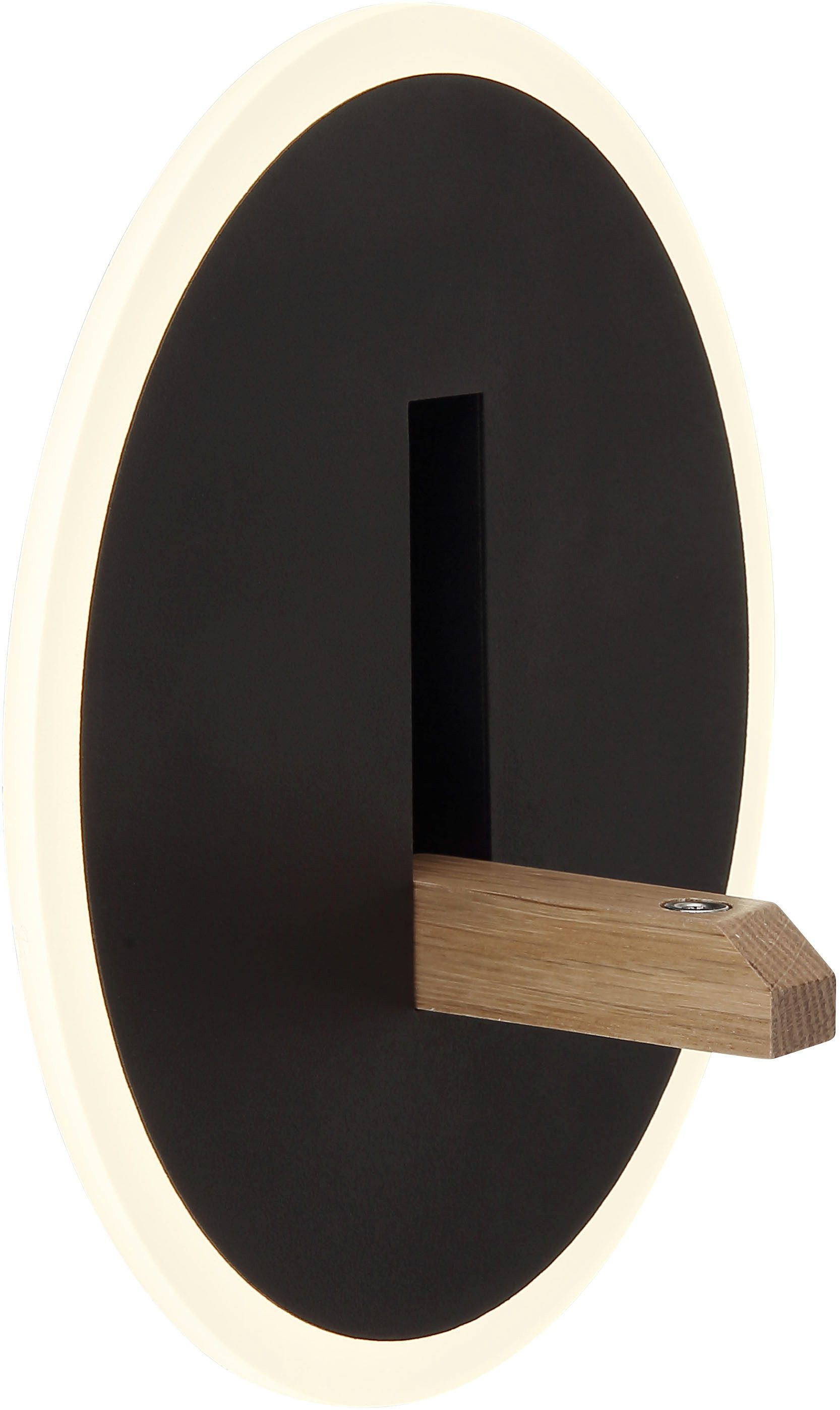 GLOBO LIGHTING LED Wandleuchte AVERY, LED fest integriert, Tageslichtweiß, Wandlampe/herunterklappbarer Kleiderhaken/Flur/Garderobe