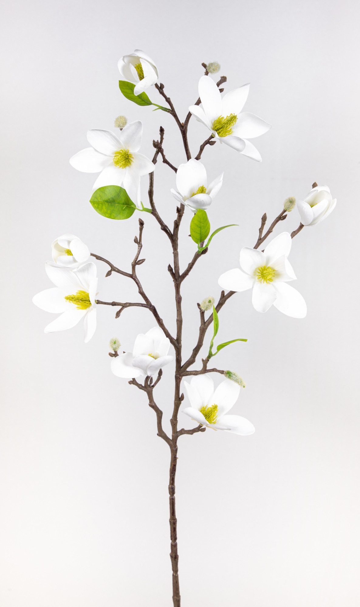 Kunstblume Magnolienzweig 82cm weiß GA künstliche Blumen