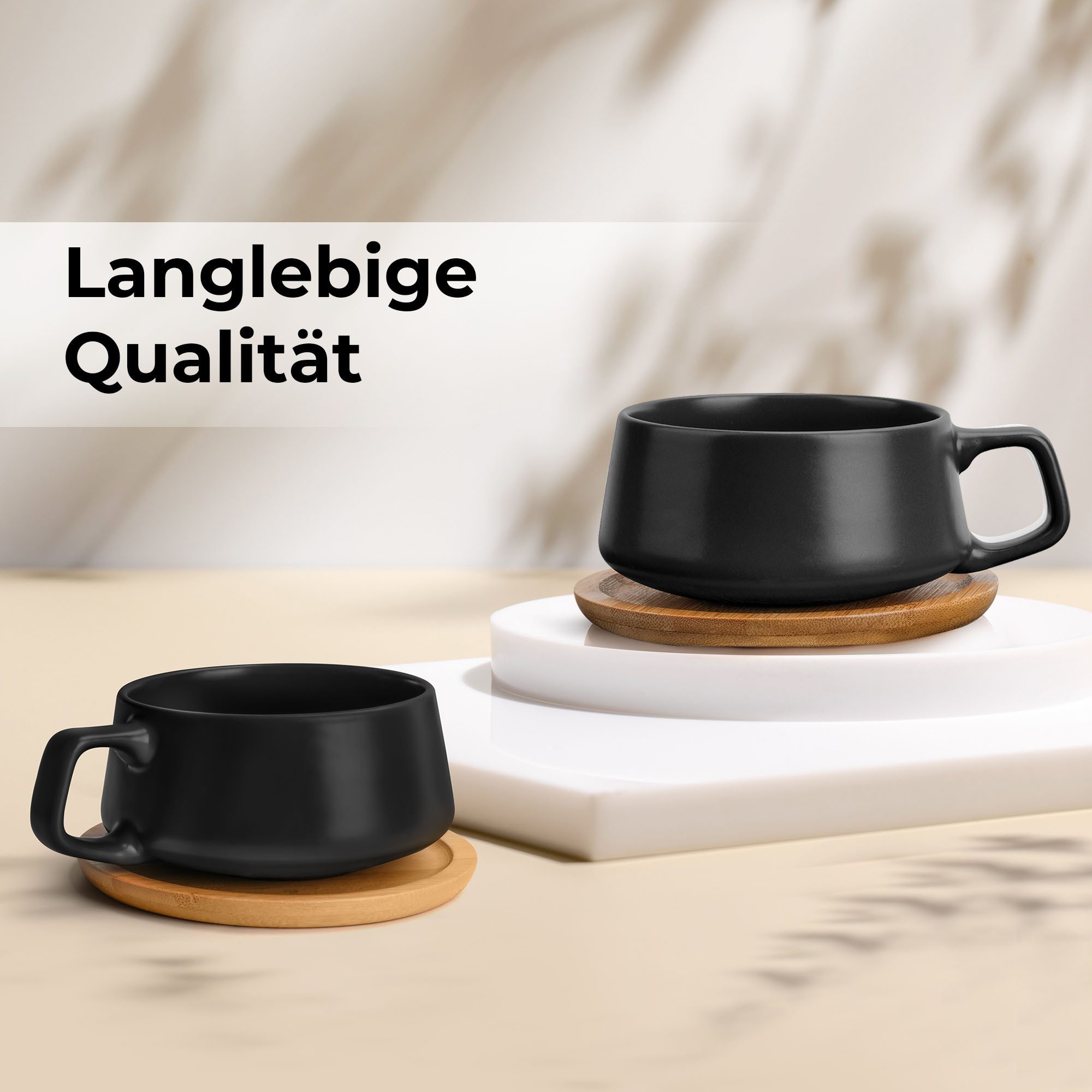 MiaMio Cappuccinotasse Cappuccino Cups (Luxe Collection)