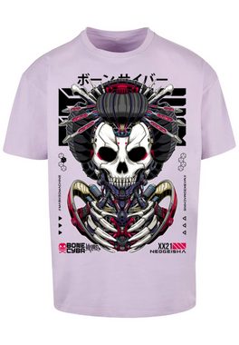 F4NT4STIC T-Shirt Bone Cyber CYBERPUNK STYLES Print