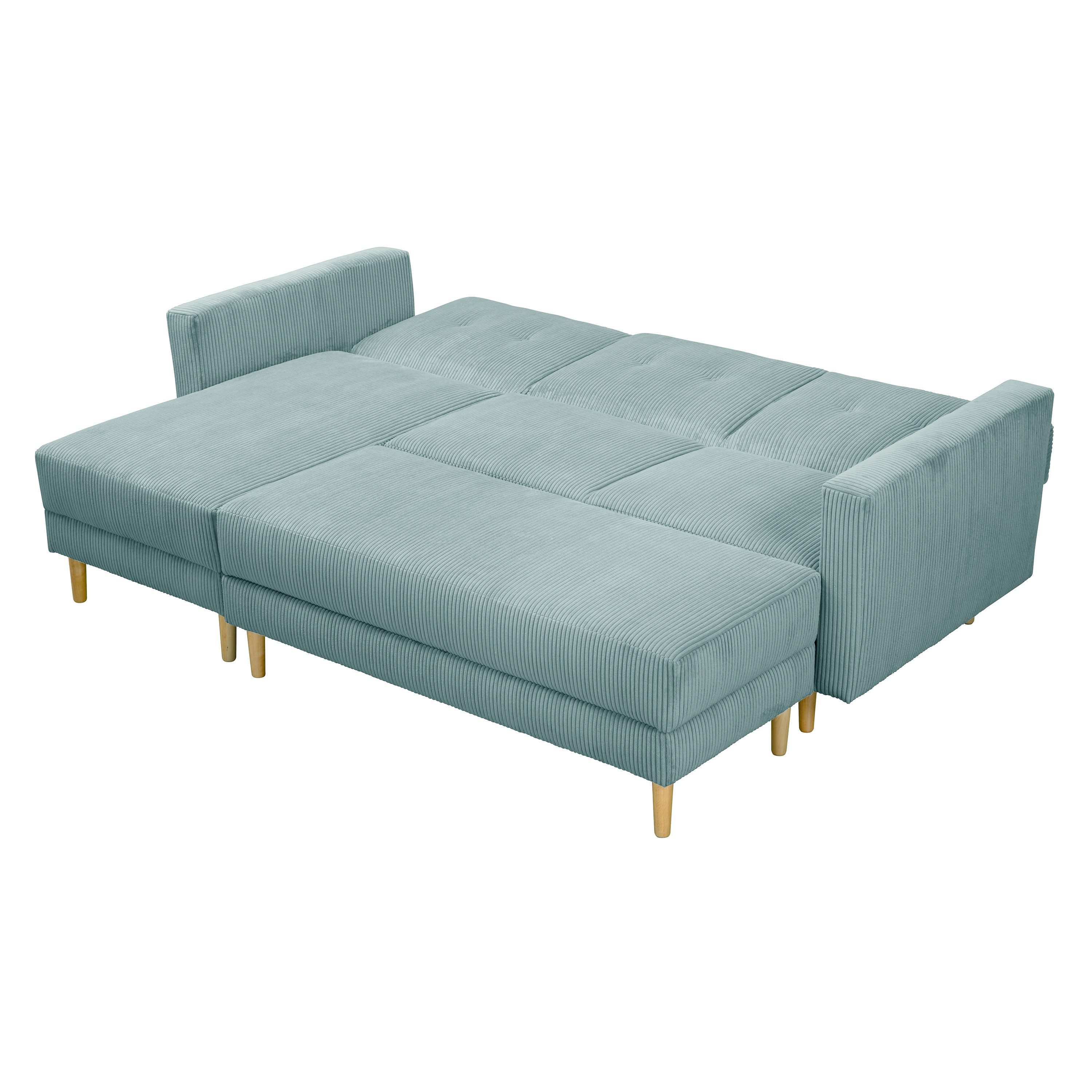 Max Winzer® Ecksofa Just Cool, Funktionssofa mit Hocker