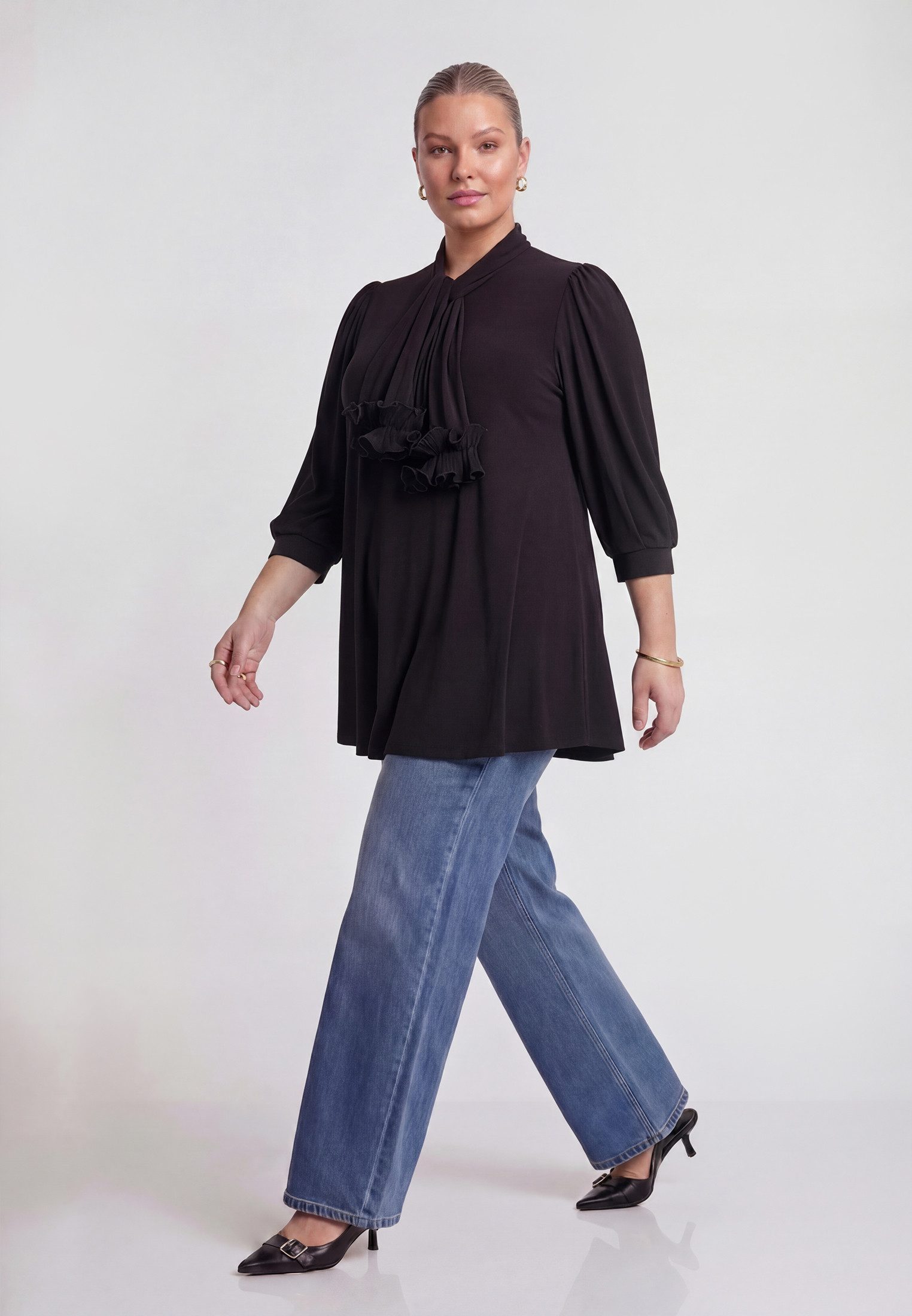 YOEK Tunika Damen Tunika lockere Passform