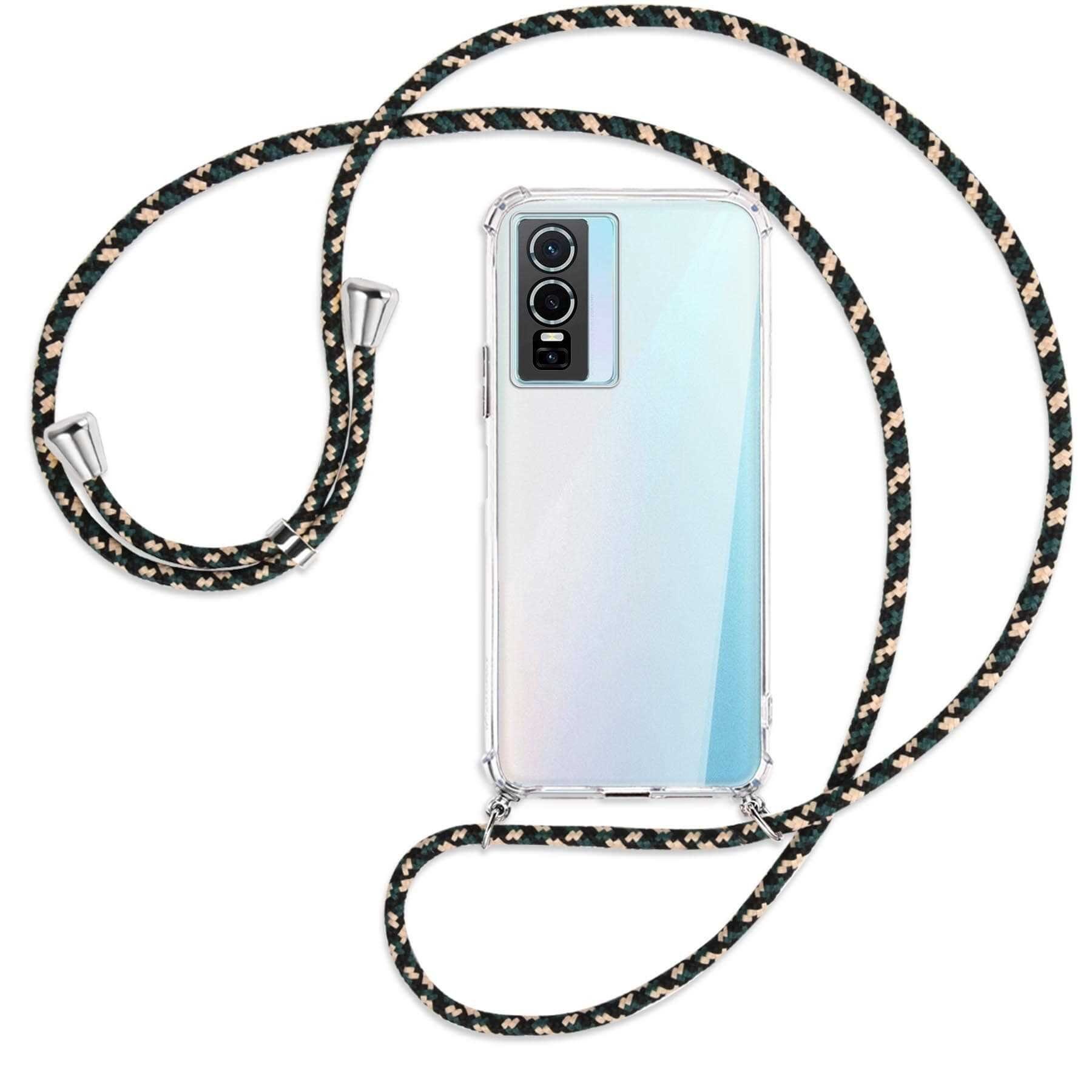 mtb more energy Handykette für vivo Y76 5G [NC-566-S], Umhängehülle mit Band [NC-566-S]