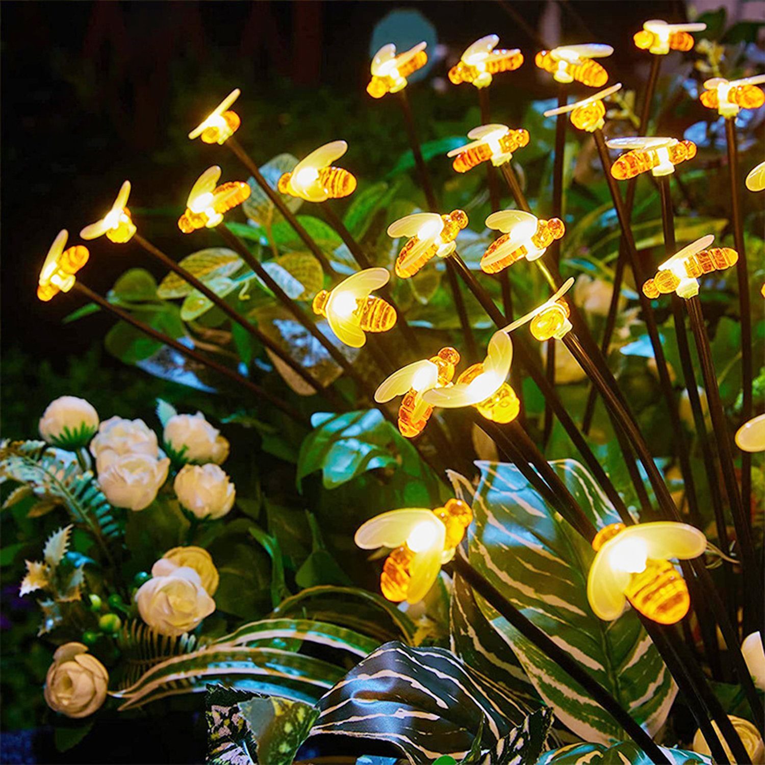 LETGOSPT Gartenstrahler Flammen Glühbirne E27 Lampe LED 6W Glühlampen  Flackerlicht Außen Deko, Flamme Effekt Glühlampen Flackerlicht Außenleuchte