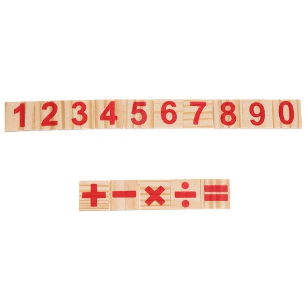KRUZZEL Lernspielzeug Abakus Rechner Holzstäbchen (Spar-Set, 1-St., rechnen), spielend lernen
