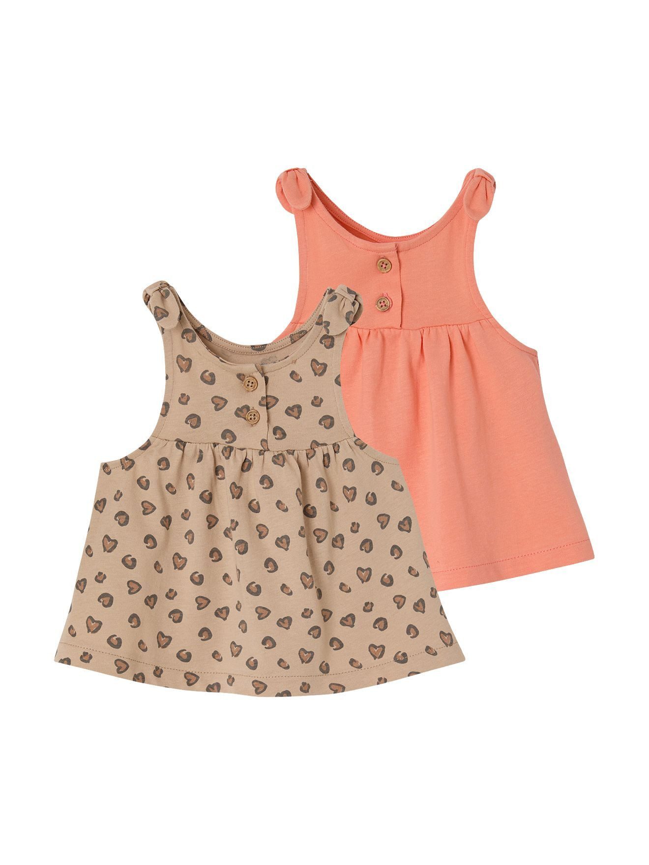 vertbaudet Trägertop Tops Mädchen Baby 2er-Pack