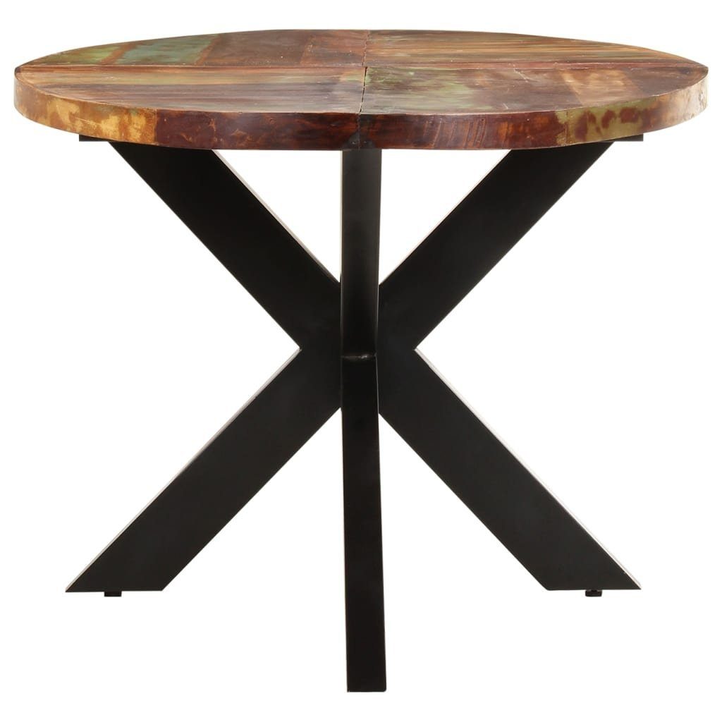 vidaXL Esstisch Esstisch Oval 200x100x75 cm Altholz Massiv (1-St)
