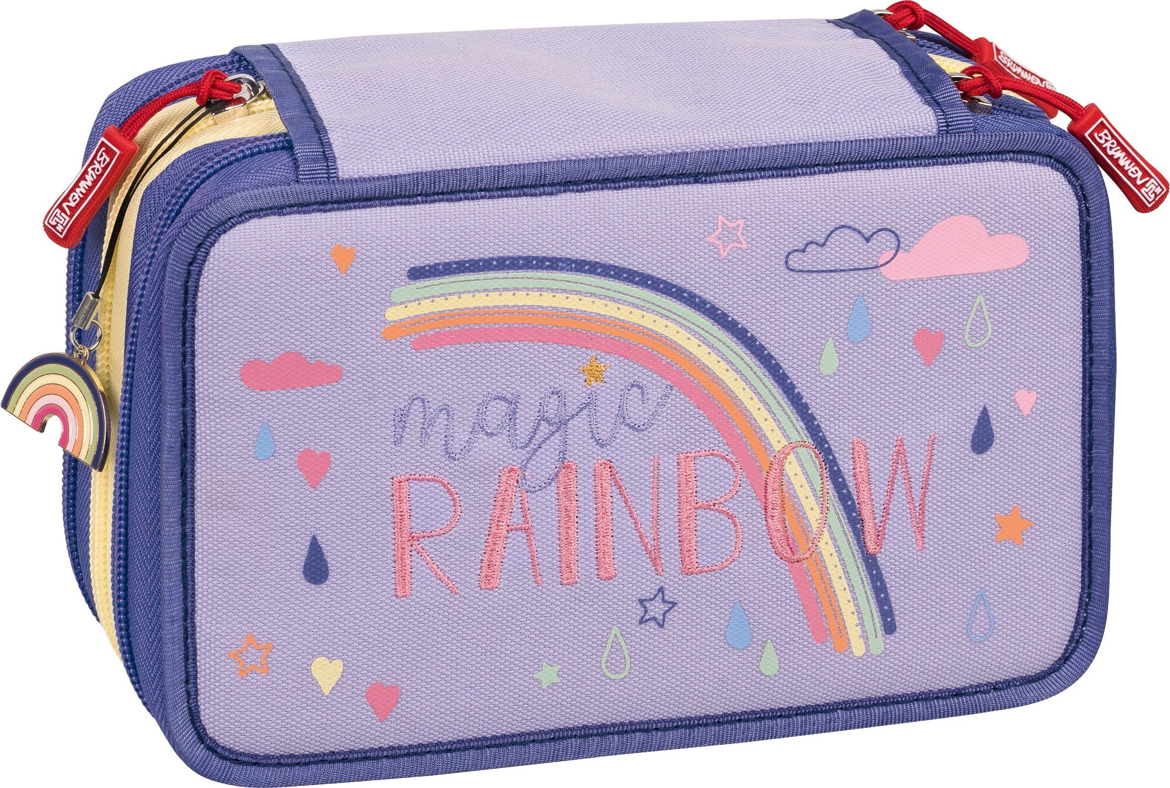 BRUNNEN Federtasche BRUNNEN 1049121222 Federmäppchen Magic Rainbow, helllila