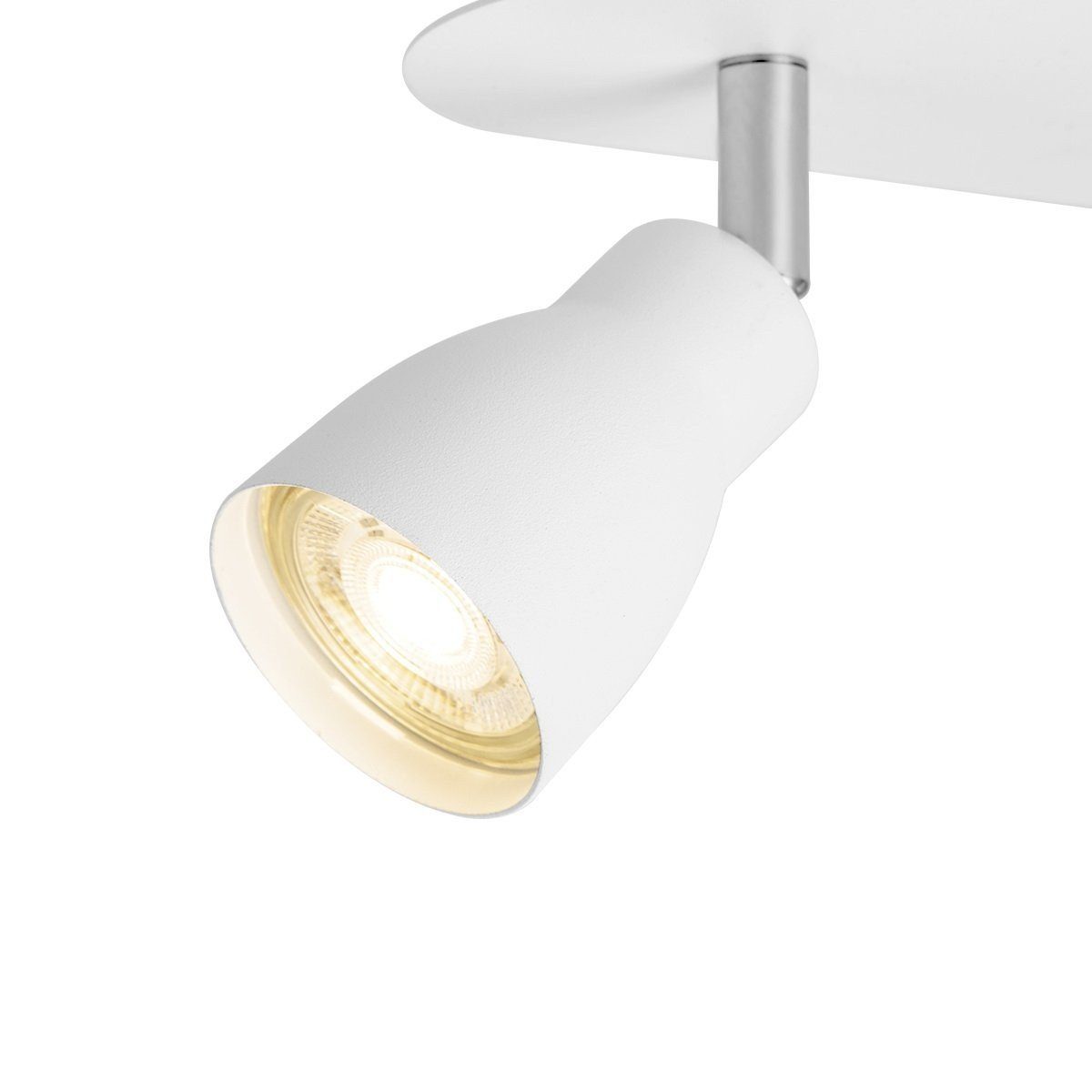 LED 2fach GU10 home ALBA inkl. home - Deckenbalken Deckenleuchte weiß - Deckenspot sweet