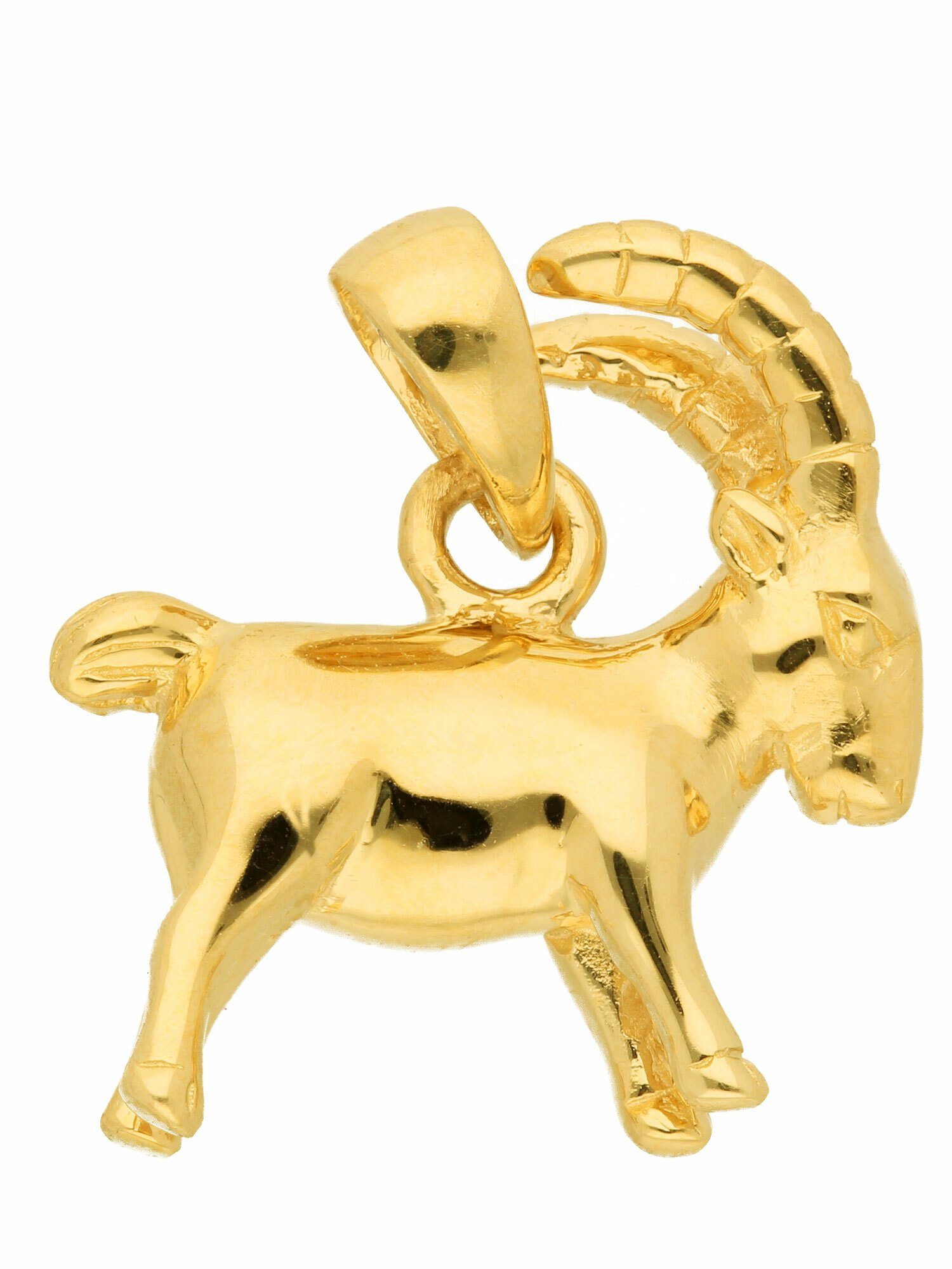 Steinbock, Goldschmuck 585 Herren Damen Adelia´s für Sternzeichen & Gold Anhänger Kettenanhänger