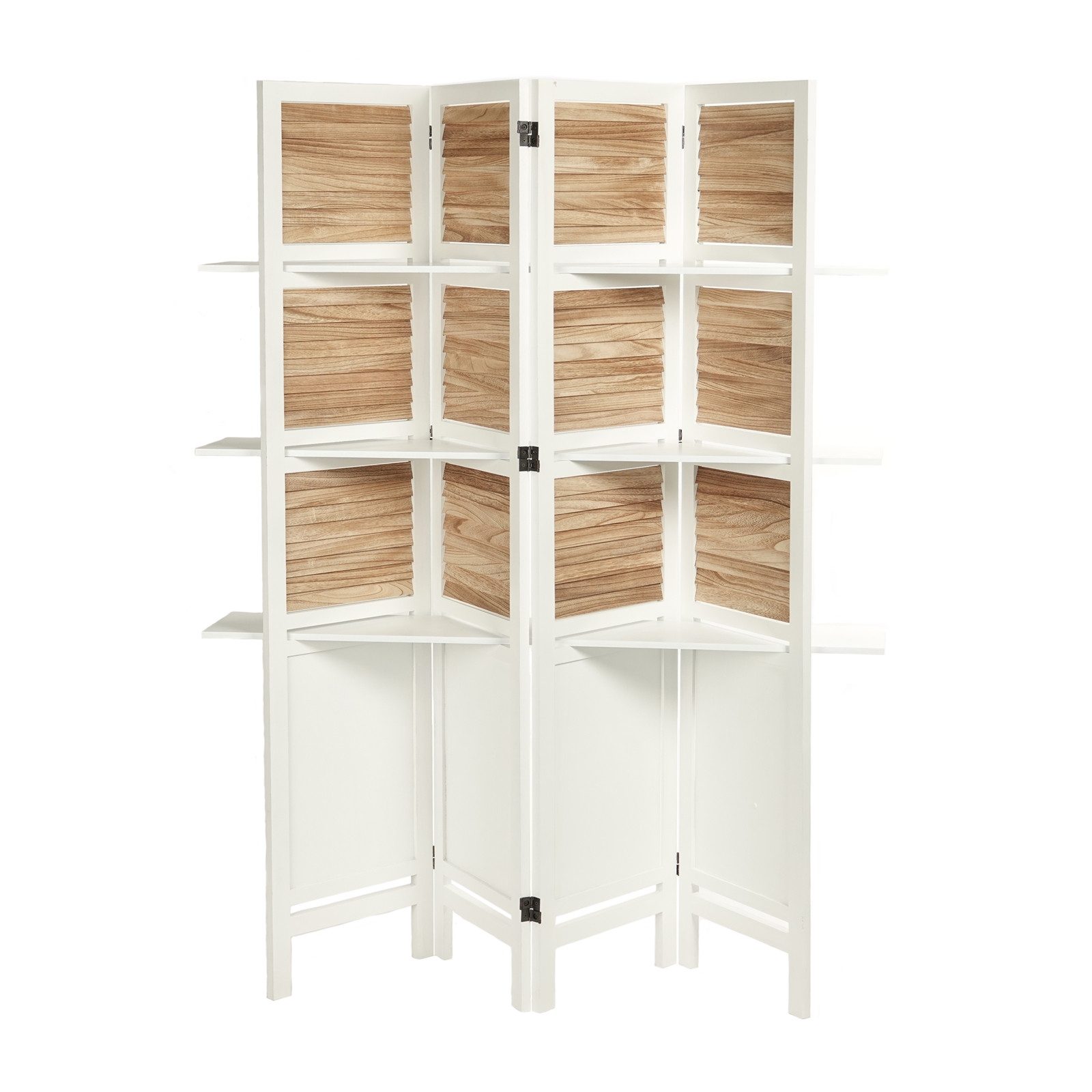 DESIGN DELIGHTS Paravent RAUMTEILER "COTTAGE II", mit Regalböden, Paravent
