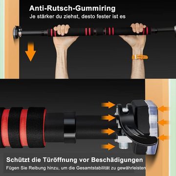 KOMFOTTEU Klimmzugstange, 65-100 cm verstellbar, bis zu 120 kg